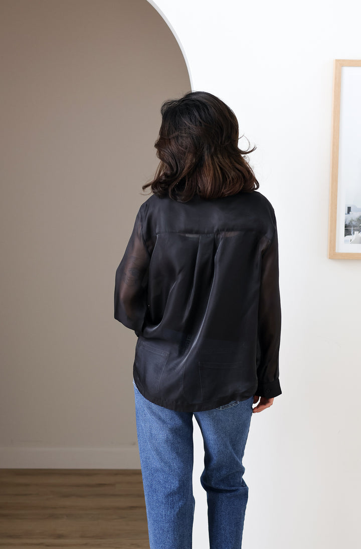 Organza Midnight Blouse