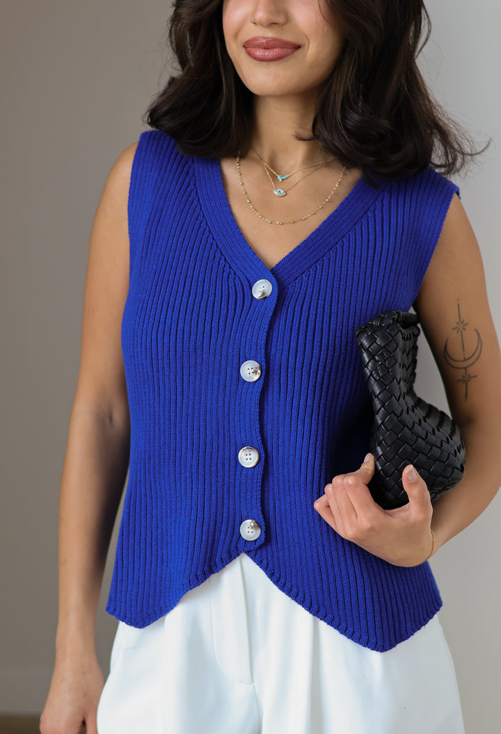 Royal Blue Button Down