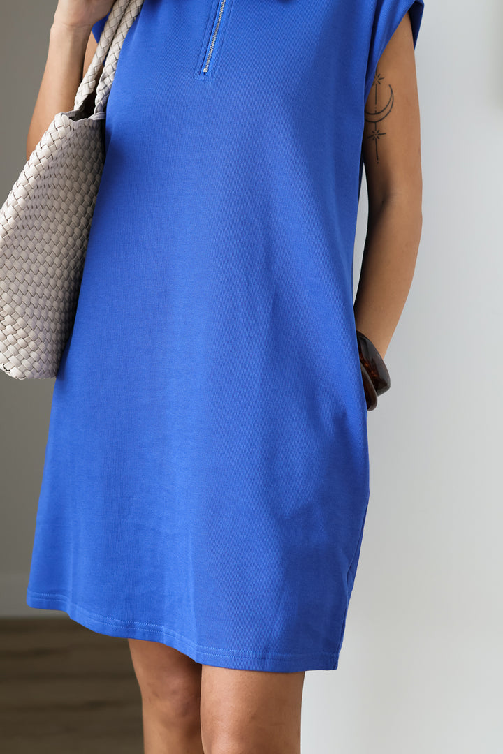 Cobalt Polo Dress