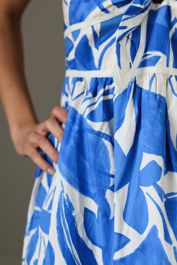 Santorini Bow Strapless Midi