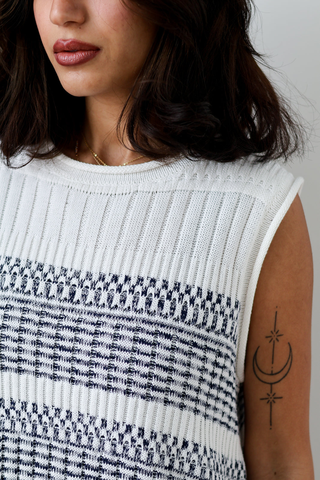 Sailor Stripe Knit Mini