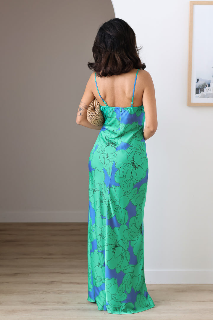 Sirena Satin Maxi