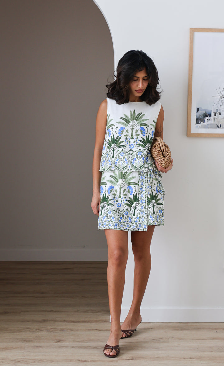 Senara Palm Cropped Tank