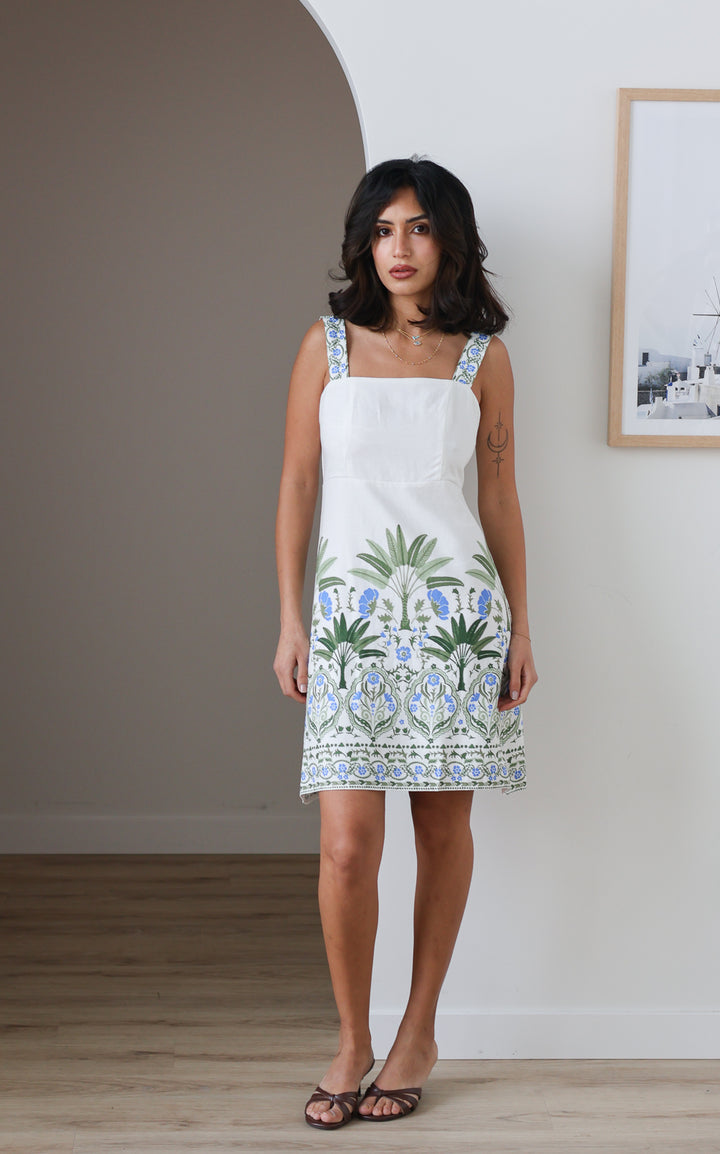 Senara Palm Linen Mini