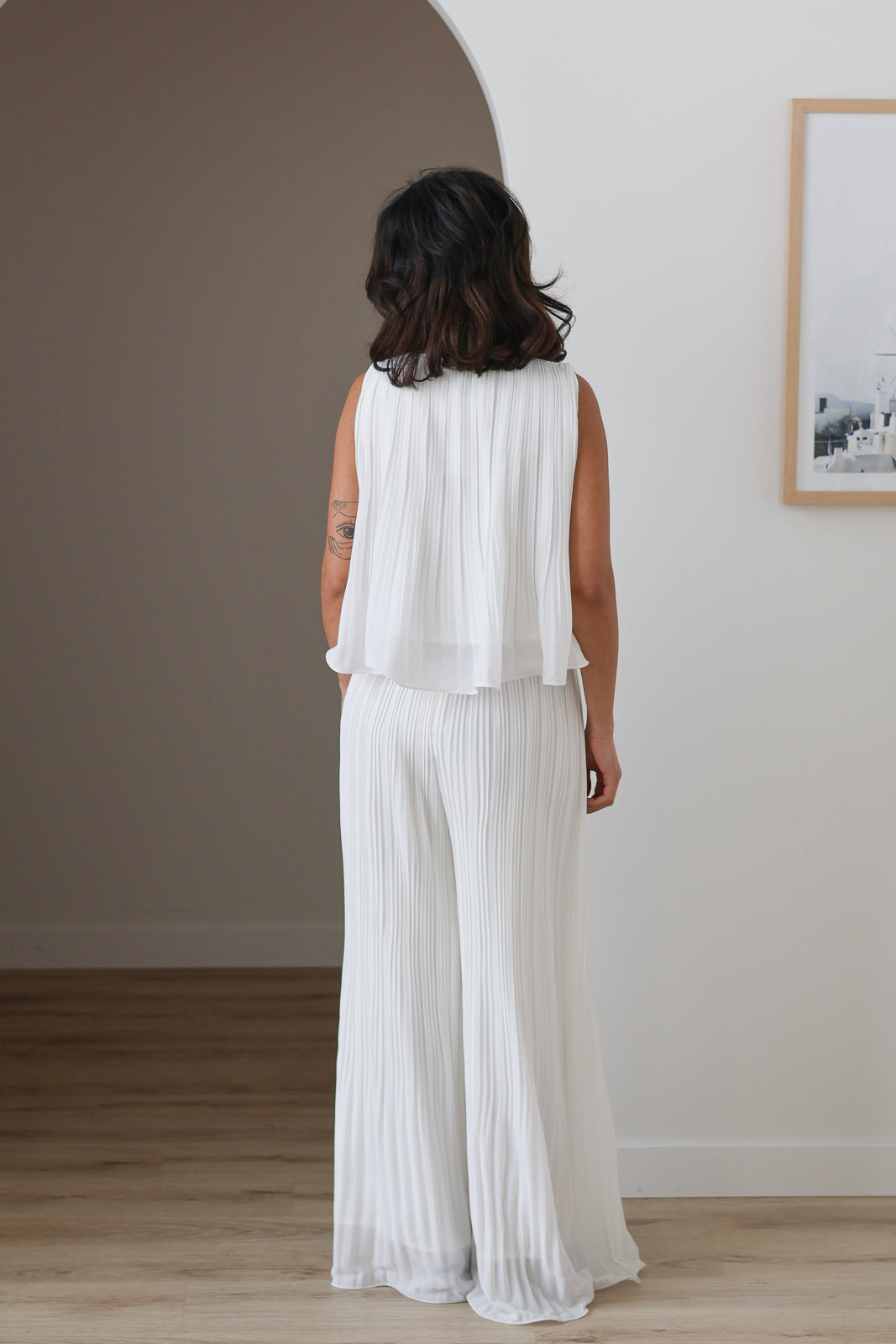 Seashell Pleated Pant