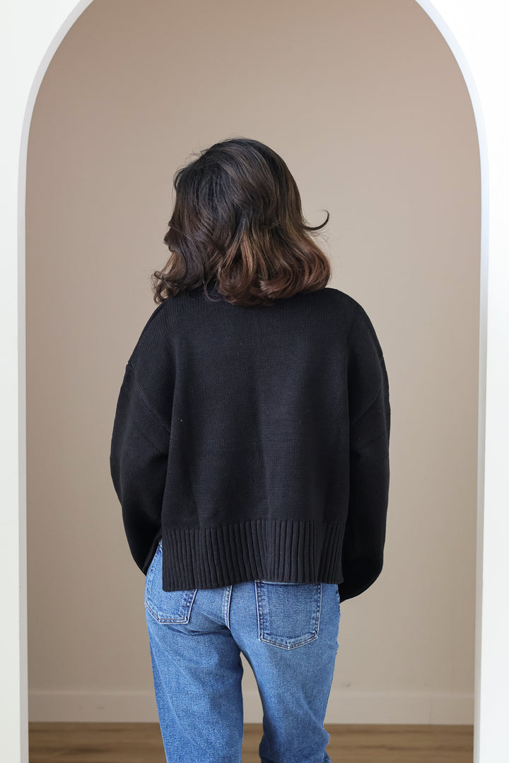 The Asher Sweater - Black