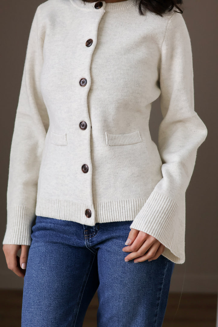 The Tyler Cardigan - Oatmeal