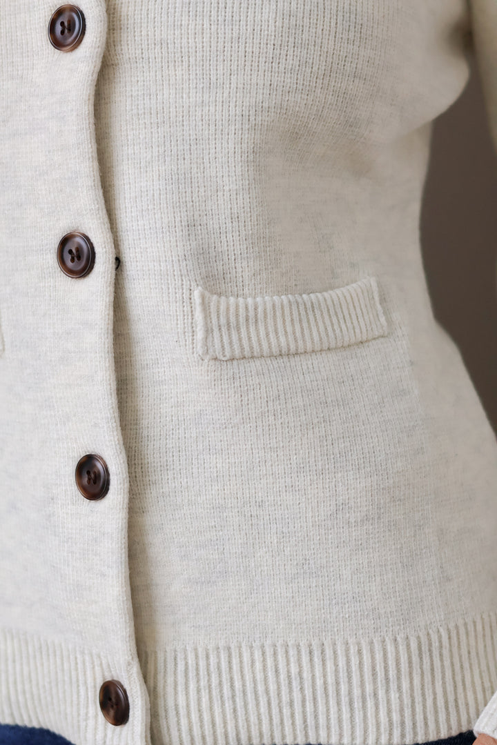 The Tyler Cardigan - Oatmeal