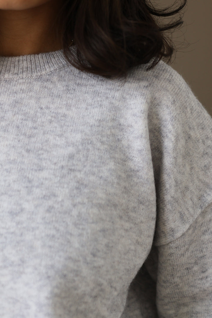 The Sutton Sweater - Grey Melange
