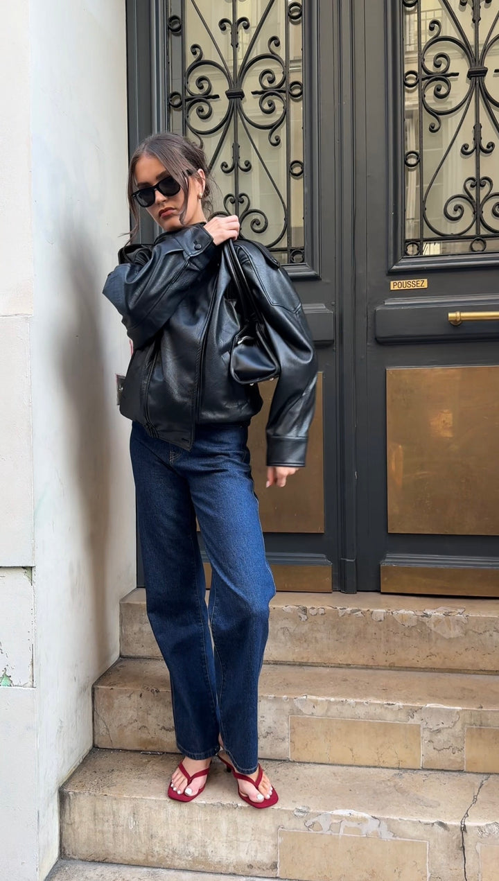 Misti Funnel Neck Jacket - Midnight