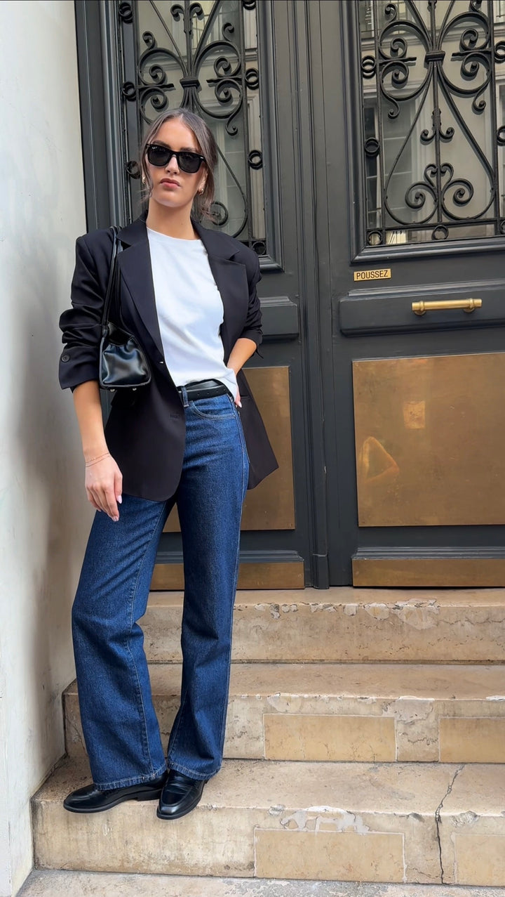 ICHI | Fava Oversized Blazer - Black