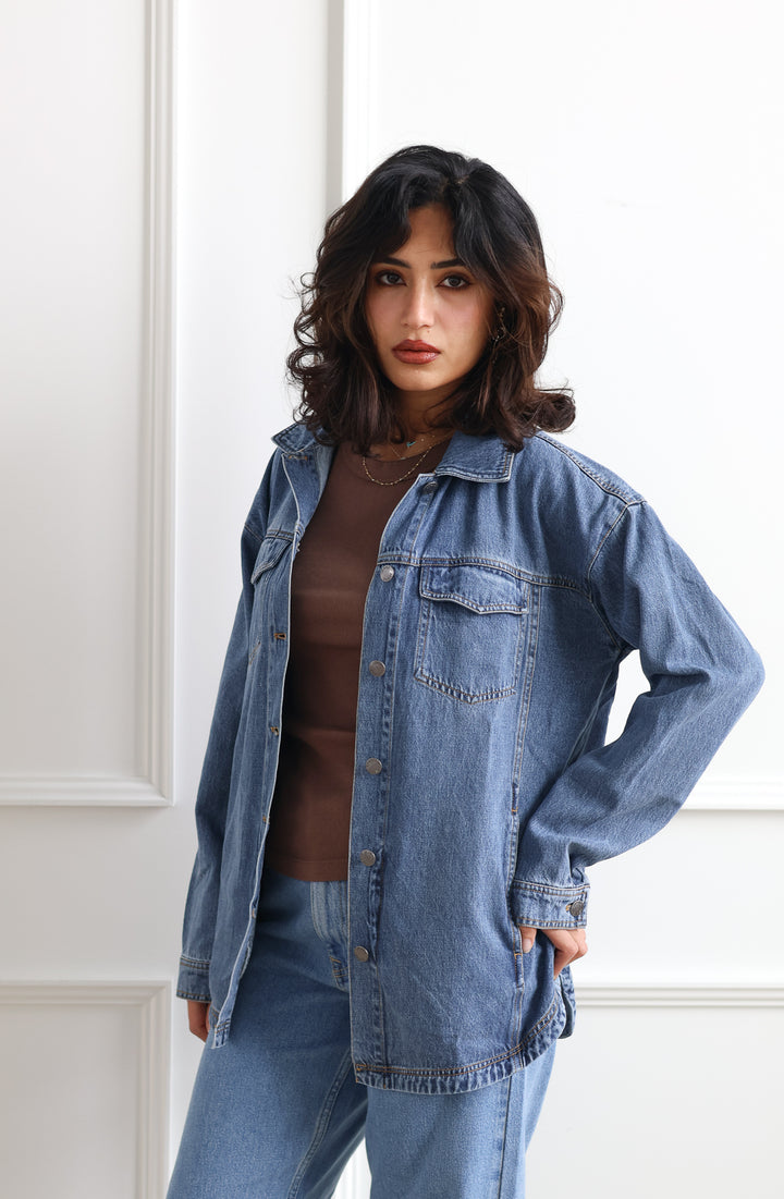 Denim Shacket