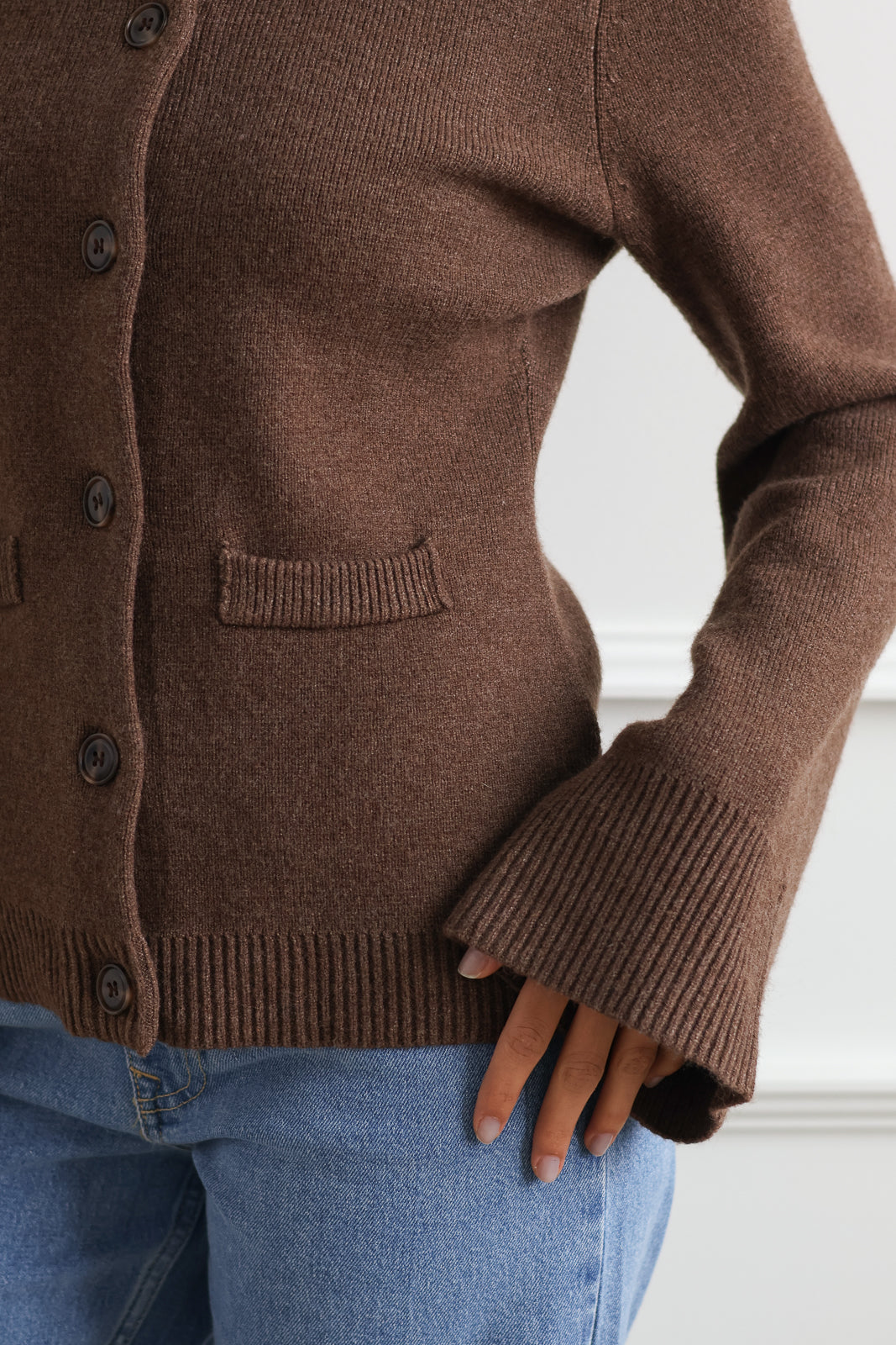 The Tyler Cardigan - Chestnut
