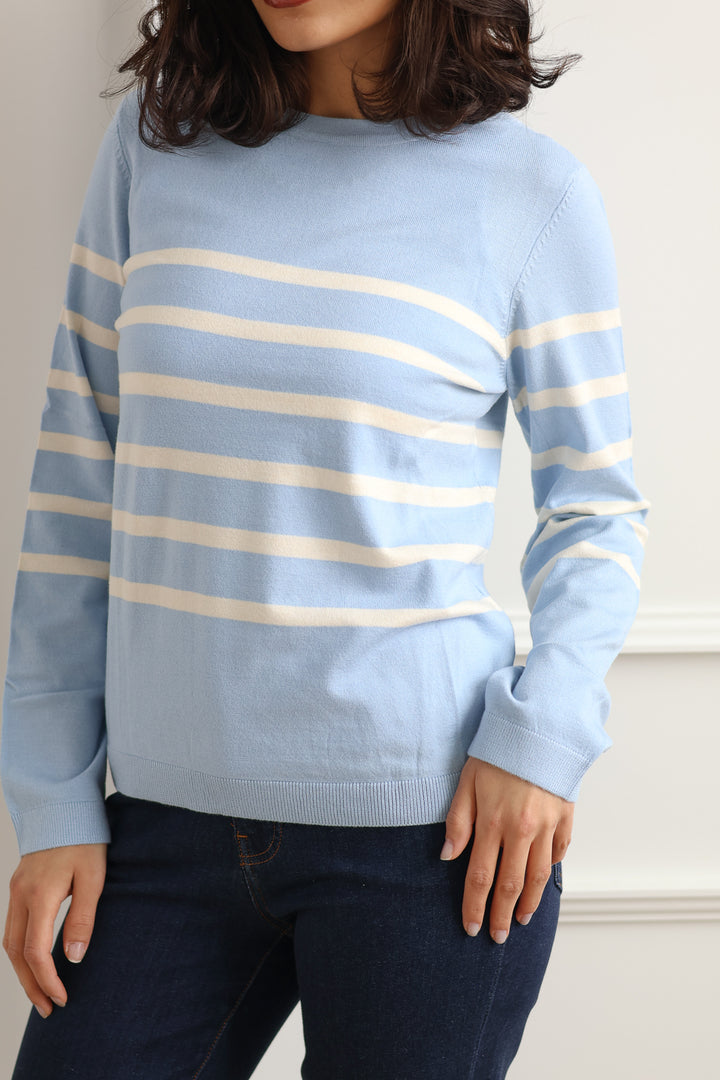 Vero Moda - Saba Pullover Blue Stripe