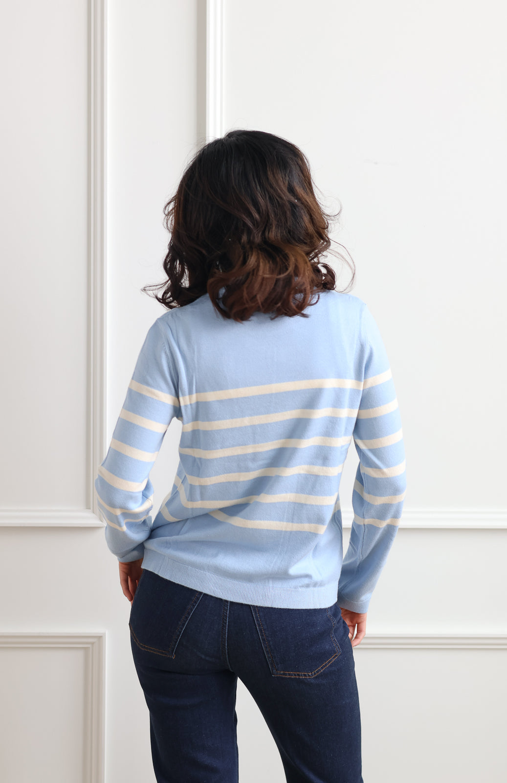 Vero Moda - Saba Pullover Blue Stripe