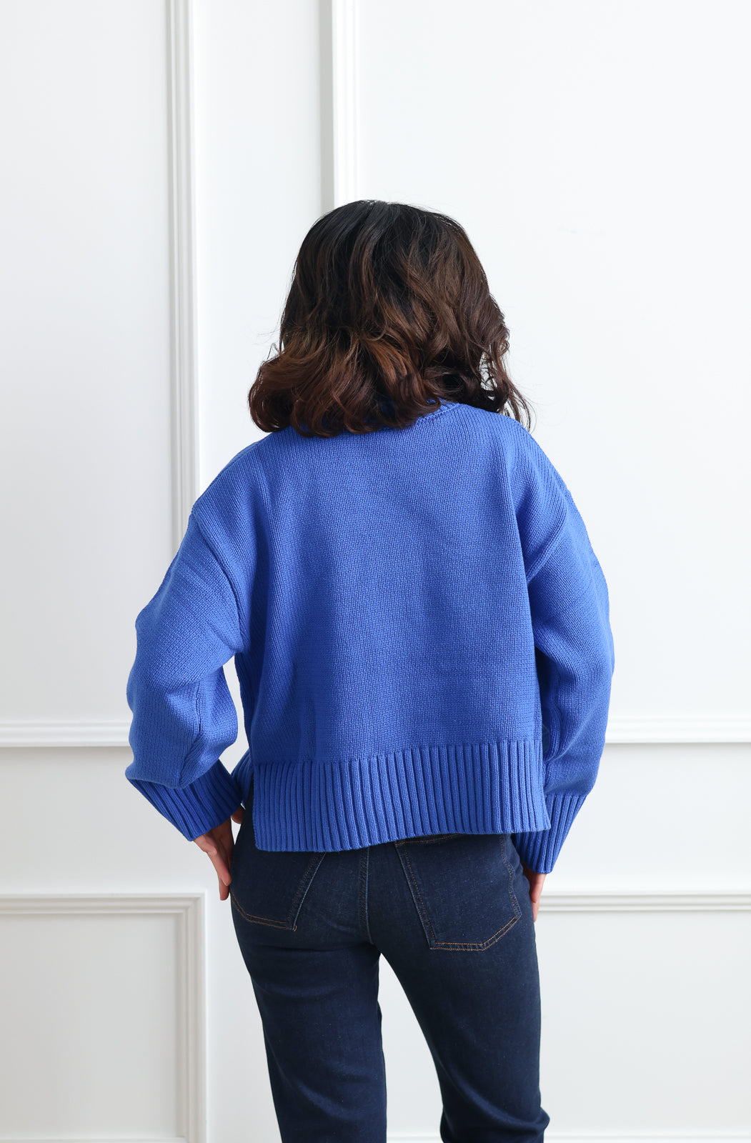 The Asher Sweater - Cobalt Blue