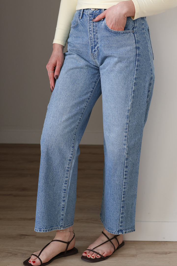 Just Black Denim | Barrel Jean Twist - Blue