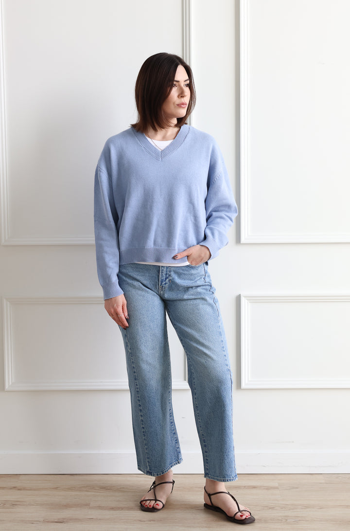 Just Black Denim | Barrel Jean Twist - Blue