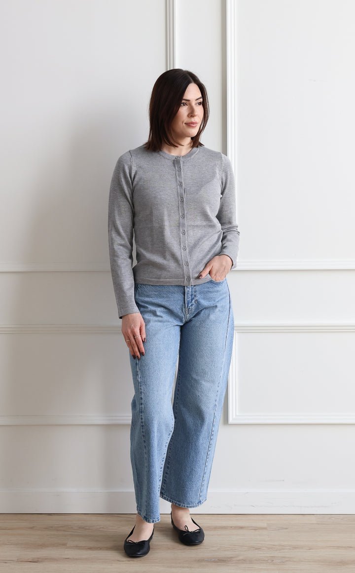 ICHI | Luls Cardigan - Grey