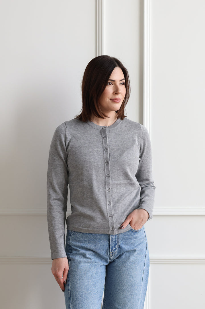 ICHI | Luls Cardigan - Grey