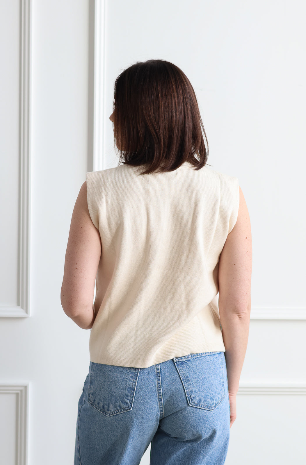 Vero Moda | Pebble Button Vest - Birch