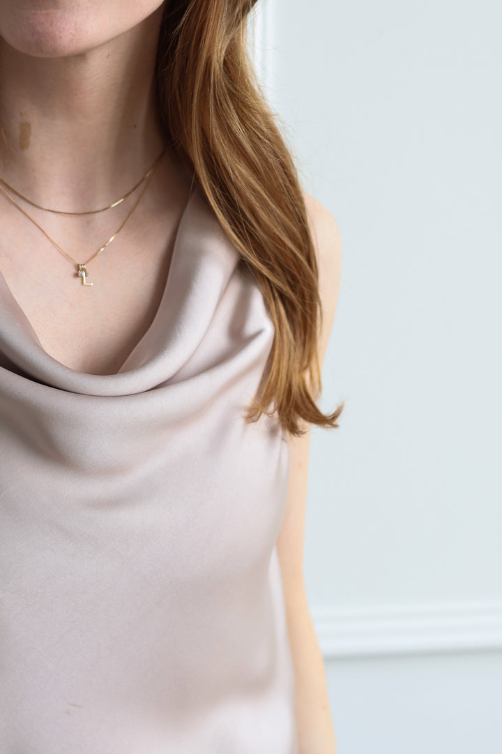 The Denver Blouse - Taupe