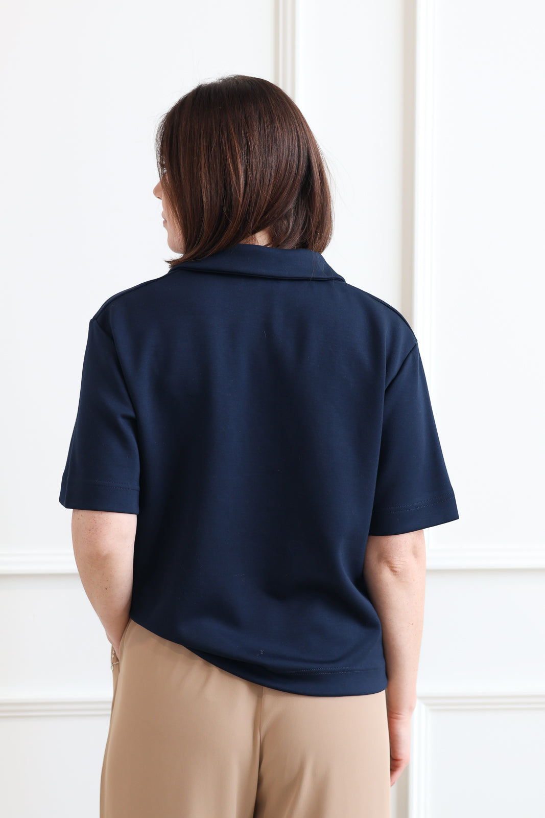 Vero Moda | Short Sleeve Polo - Copenhagen Night