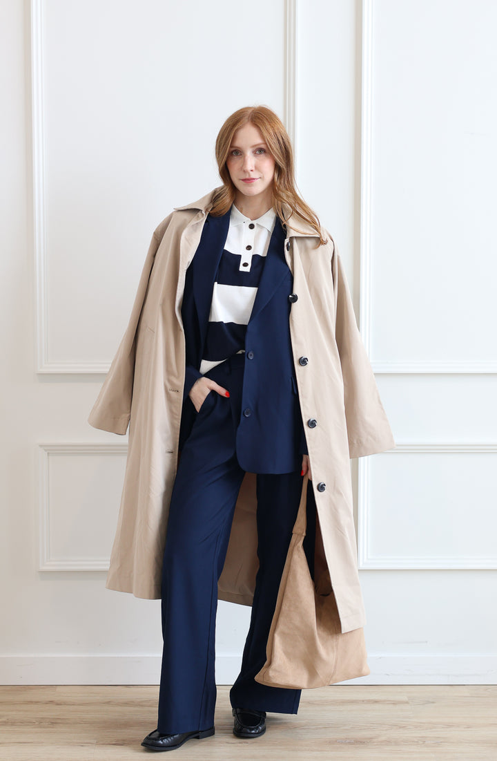 b.young | Amona Button Trench Coat