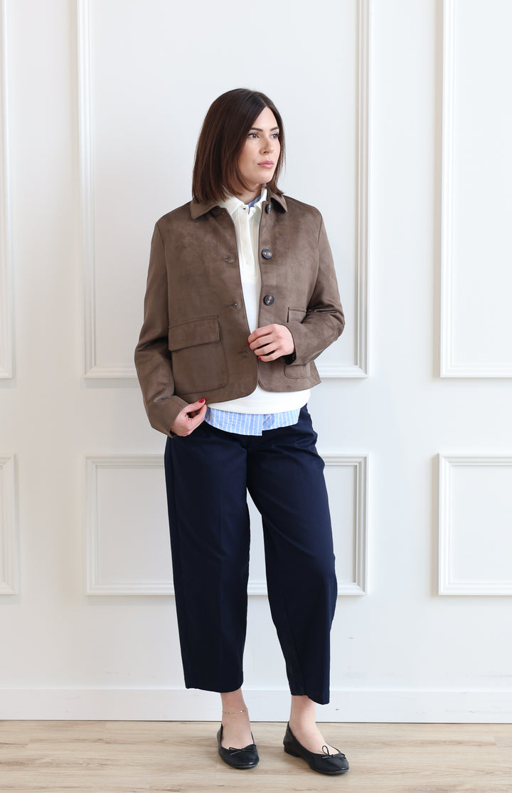 Vero Moda | Jose Kelly Suede Jacket - Chocolate Chip