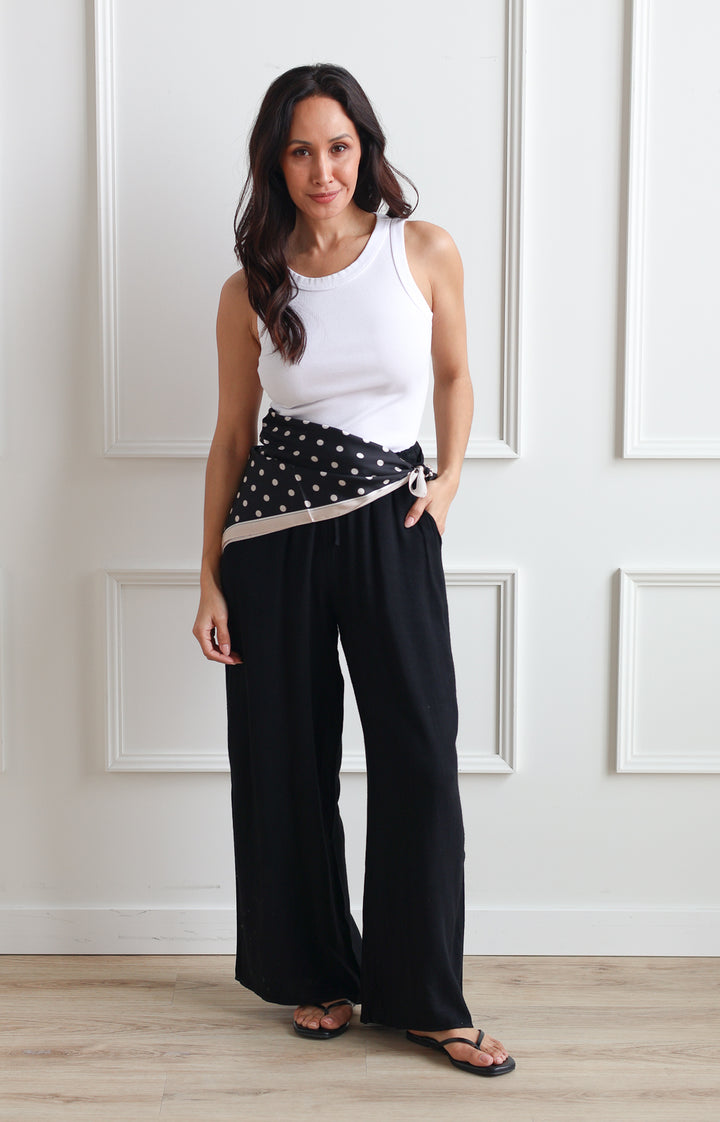 Midnight Linen Pant