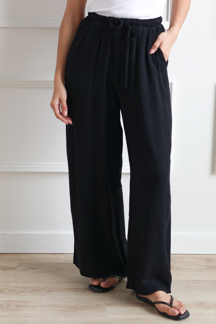 Midnight Linen Pant