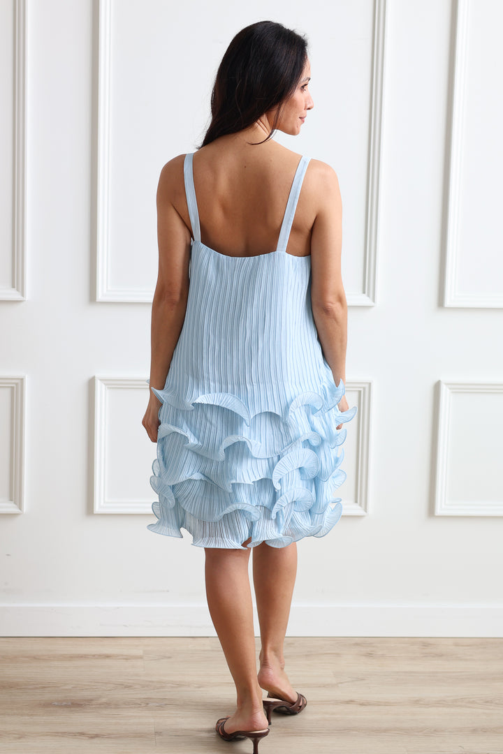 Vero Moda | Cimmie Frill Dress - Skyway