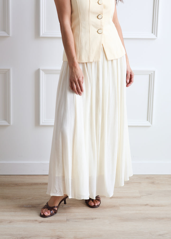 Margot Button Vest Midi