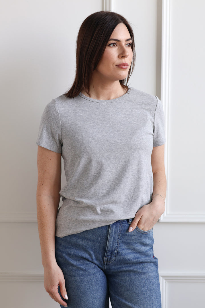Slim Fit Tee - Heather Grey