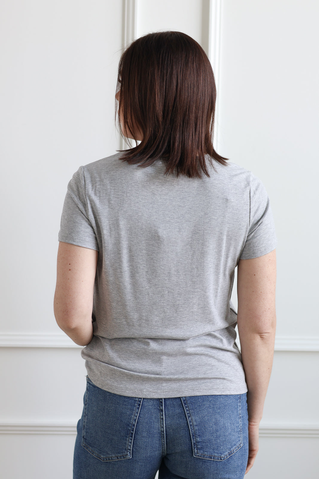 Slim Fit Tee - Heather Grey