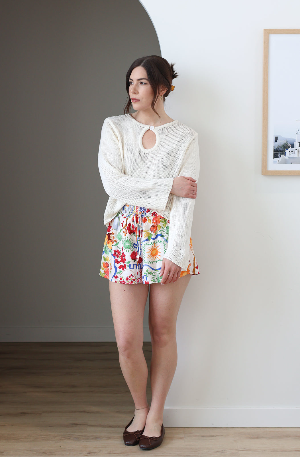 Summer Picnic Drawstring Shorts