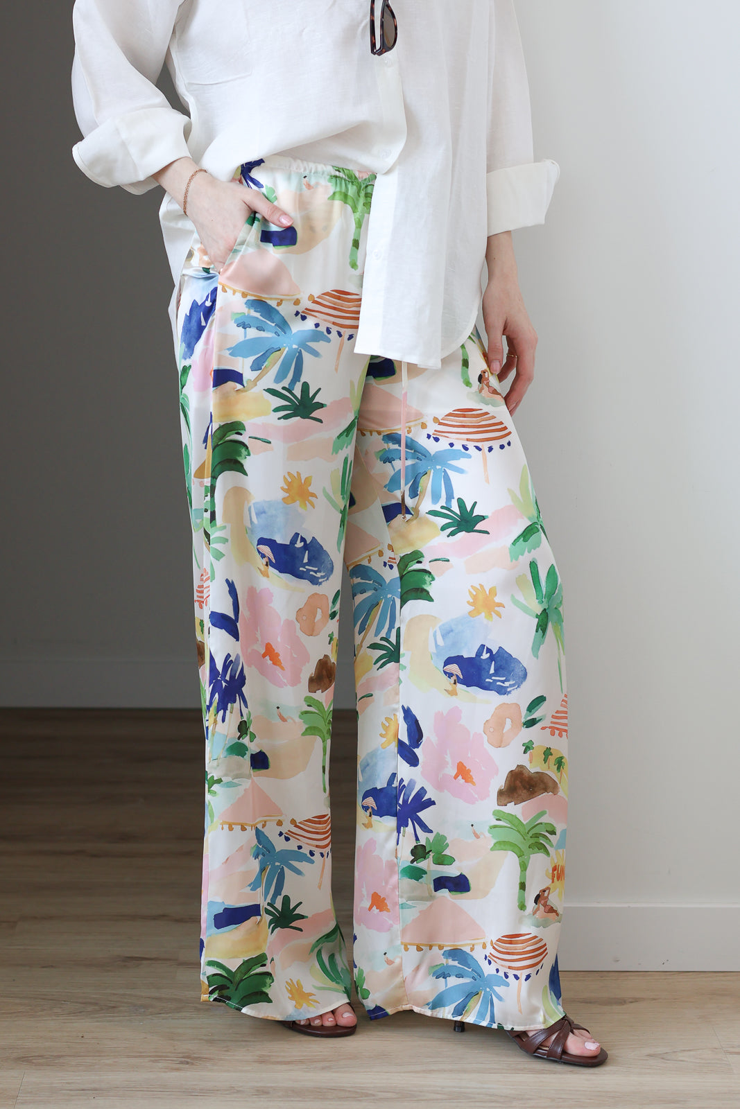 Resort Isle Satin Pant