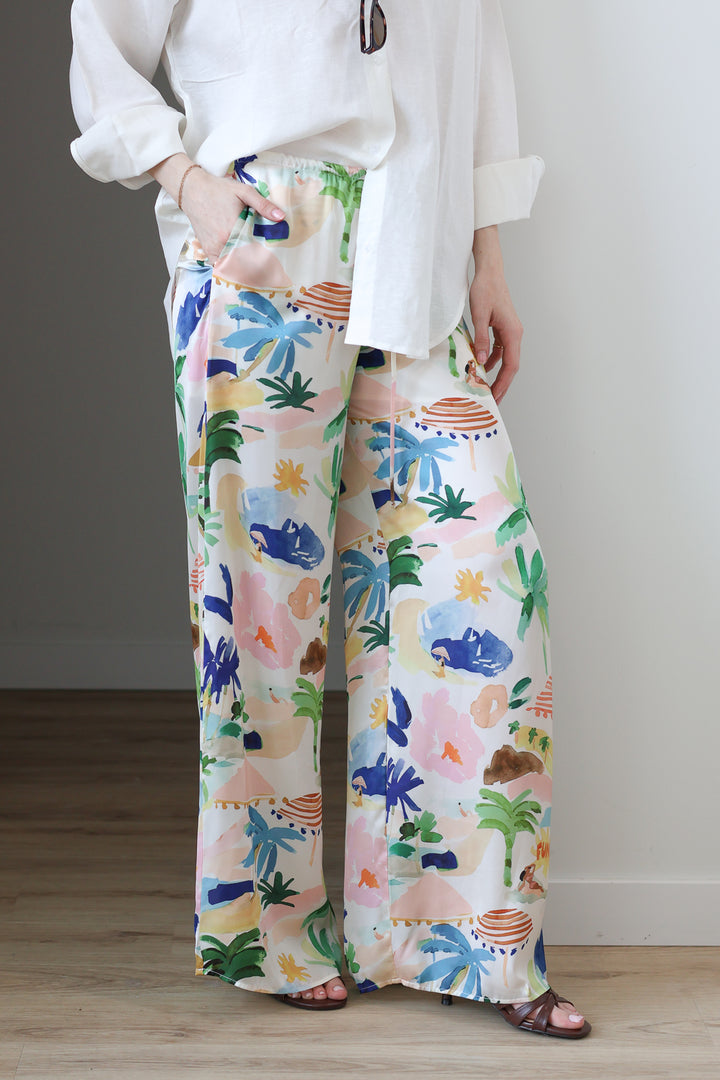 Resort Isle Satin Pant