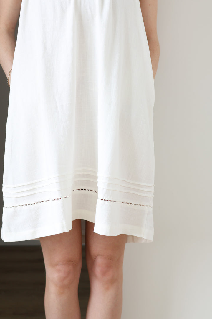 Flutter Sleeve Linen Mini