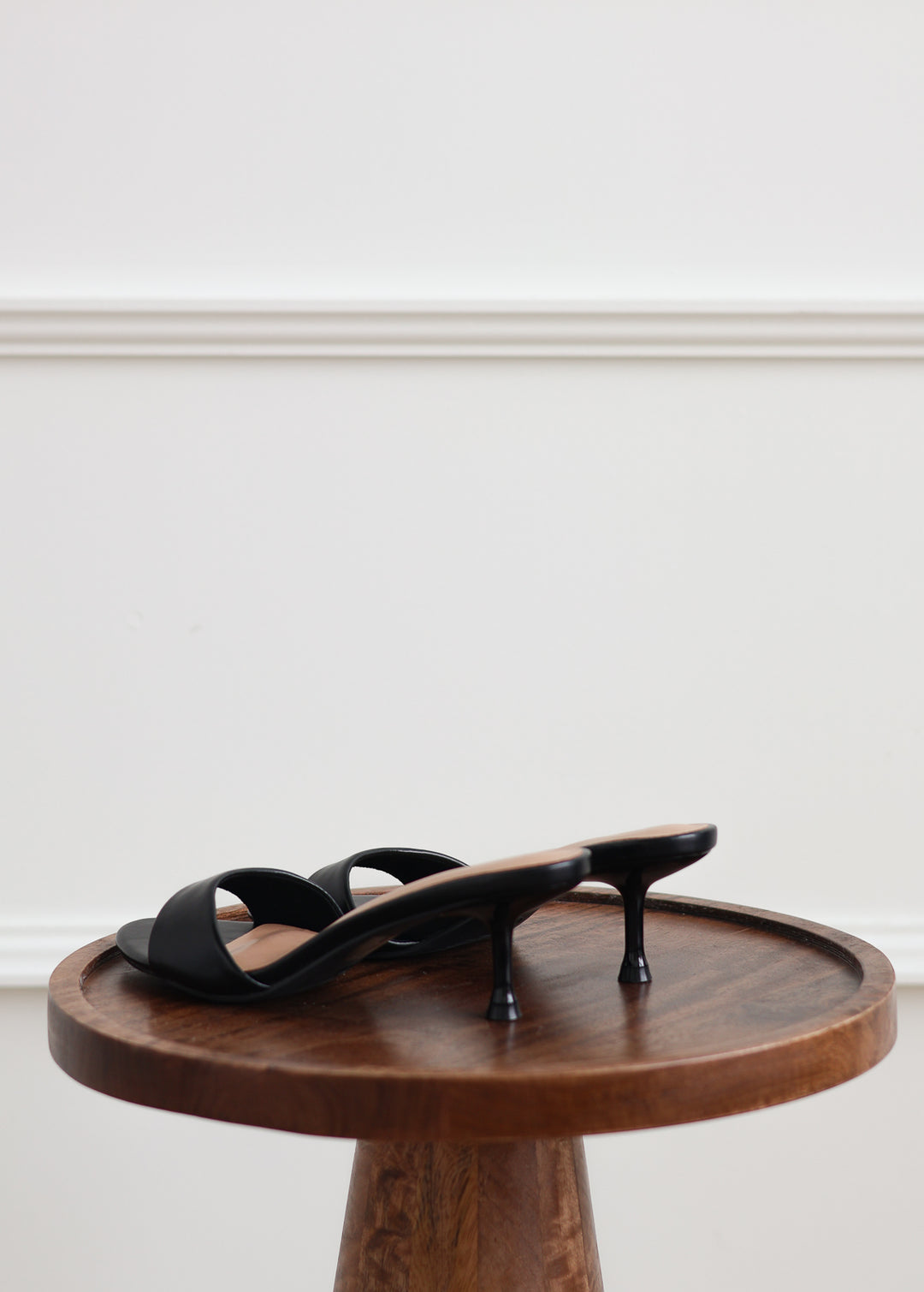 Jazzy Slip On Heel - Black