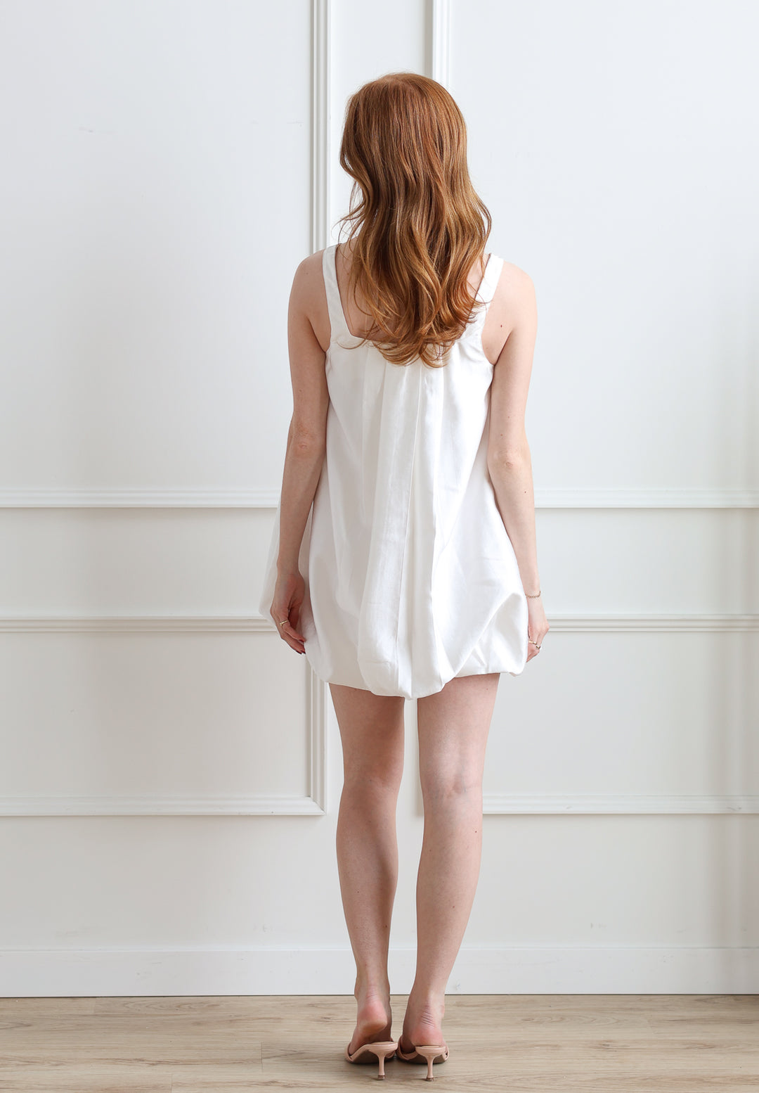 Bubble Hem Mini - Ivory