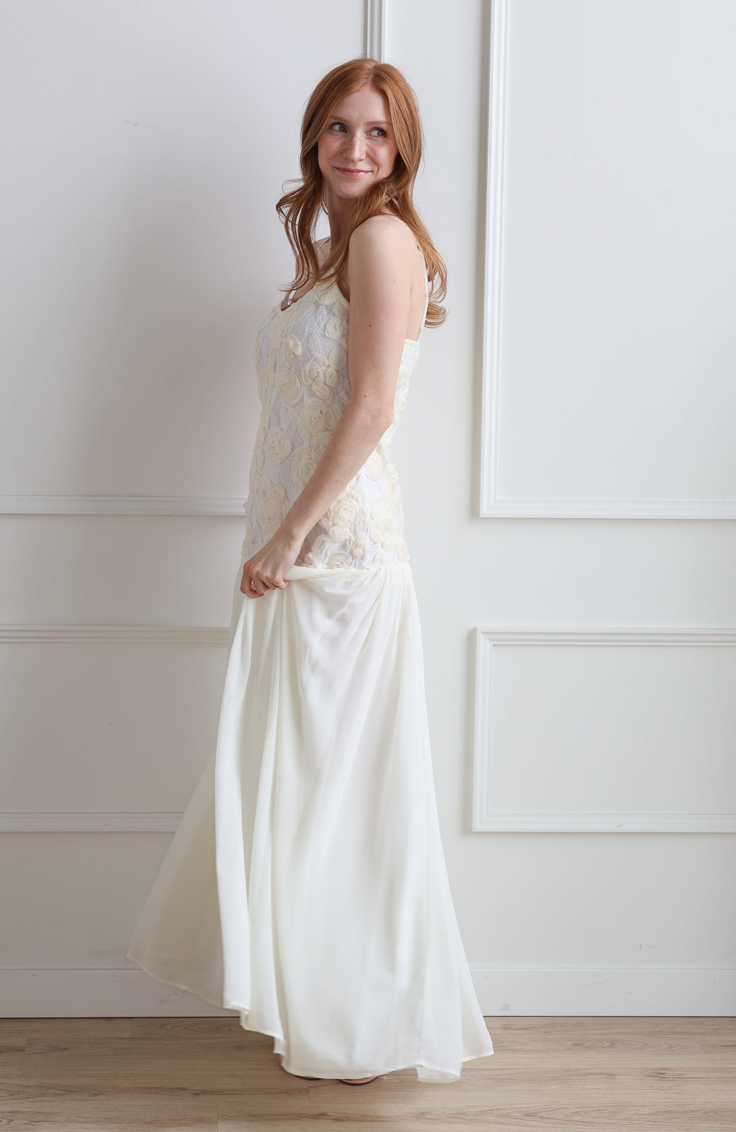 Ivory Rosette Maxi