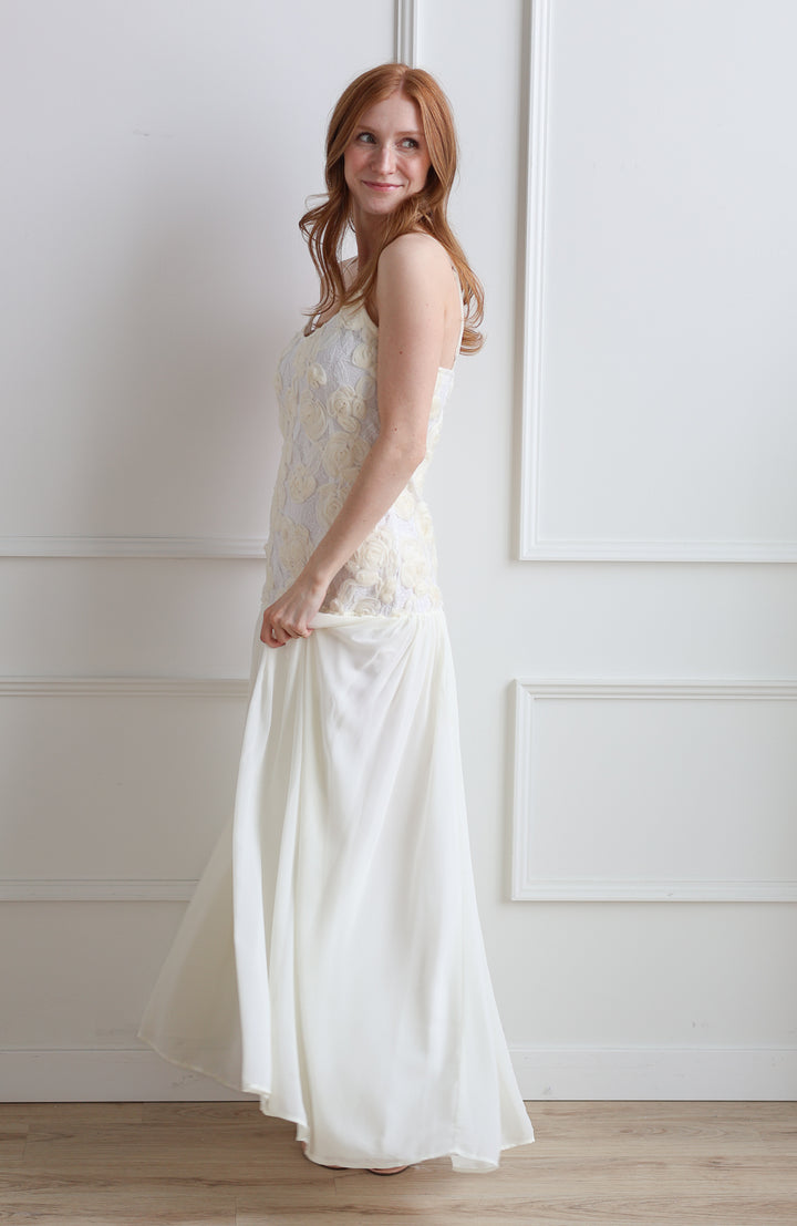 Ivory Rosette Maxi
