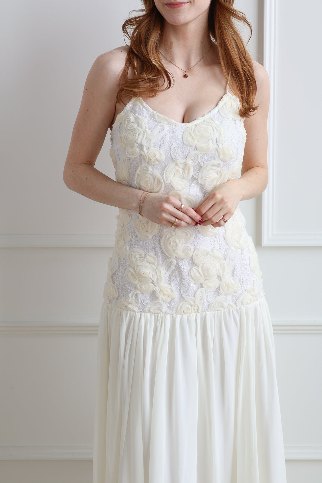 Ivory Rosette Maxi