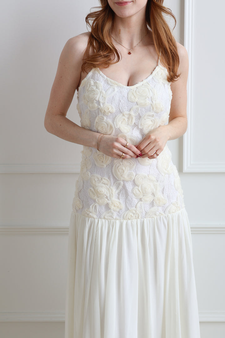 Ivory Rosette Maxi