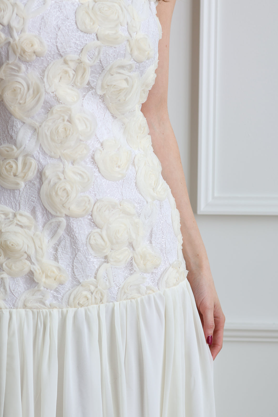 Ivory Rosette Maxi
