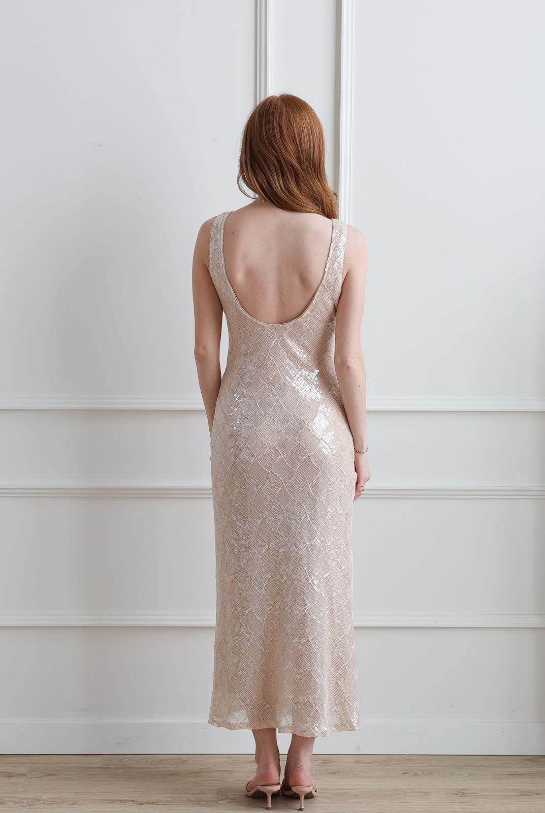 Golden Hour Sequin Midi