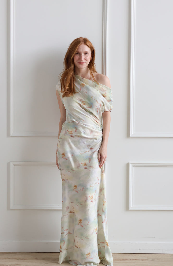 Opal Gathered Maxi