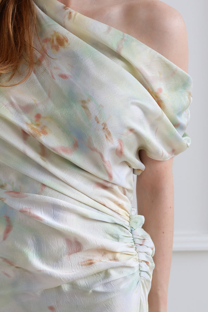 Opal Gathered Maxi
