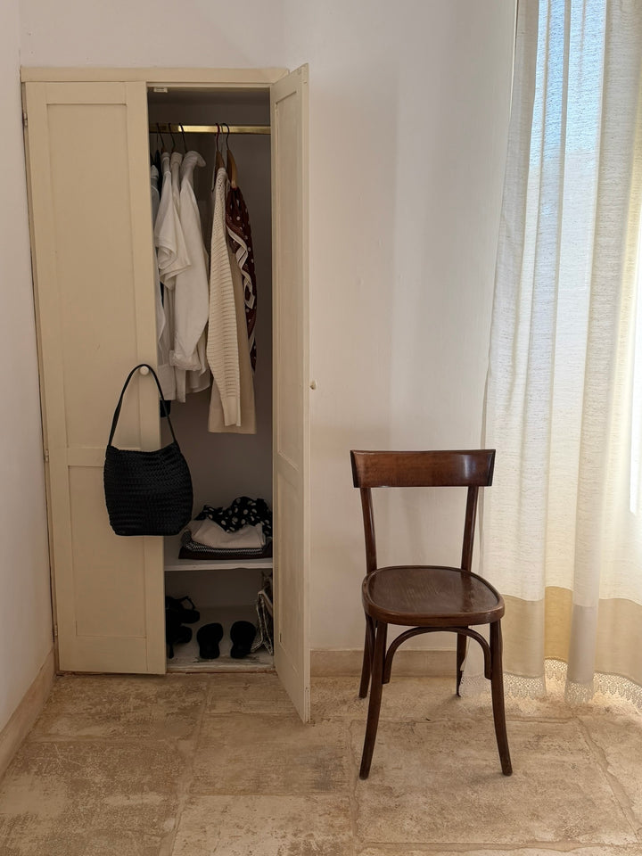 Viva Woven Tote Bag - Black